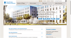 Desktop Screenshot of kliniken-bc.de